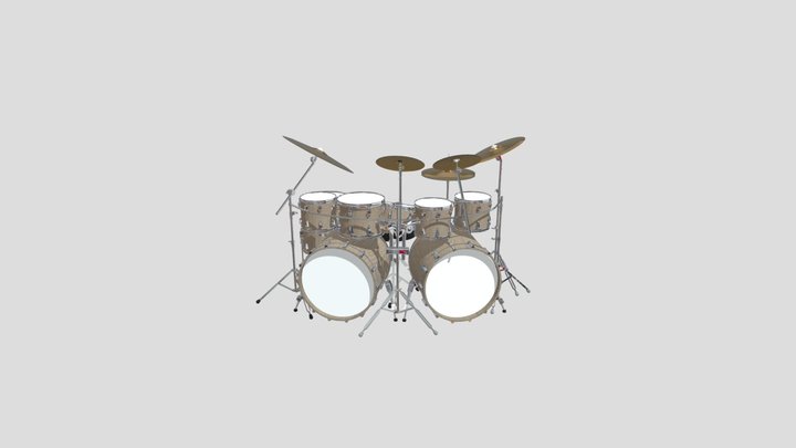 Drums 3D Model