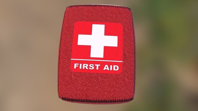 Low Poly Medkit 3D Model