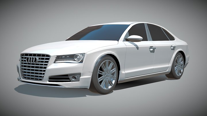 Audi A8 2011 redesign 3D Model