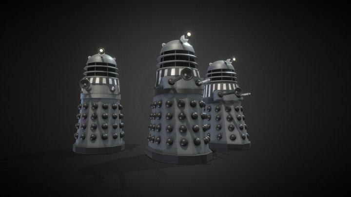 Renegade Daleks 3D Model