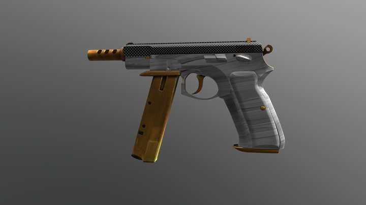 Cz75 Elegante 3D Model