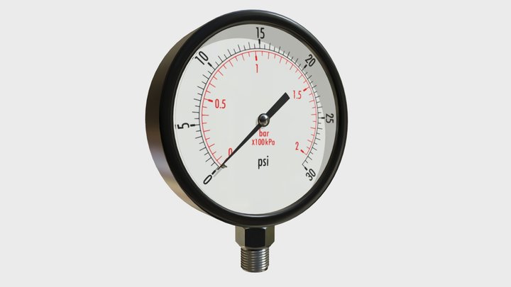 Pressure gauge 3D Model