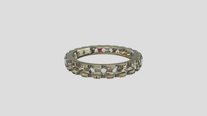 AFRG007 goldring wedding engagement luxury – Free 3D Model STL