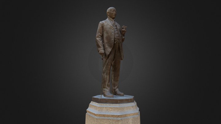 James Duke Statue 3D Model