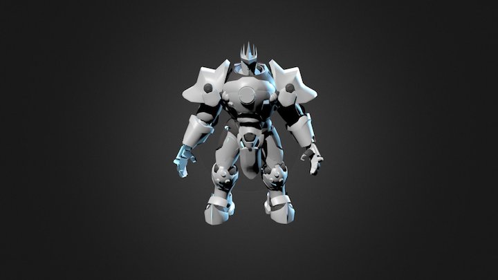 Reinhardt FanArt 3D Model