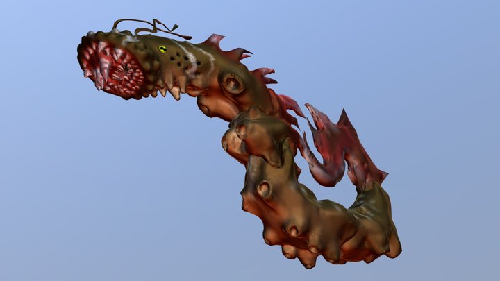 DragonWorm：Body 3D Model