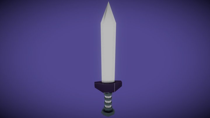 Espada Low Poly 3D Model