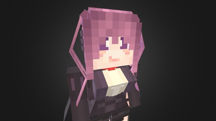 Anime Girl v2 3D Model