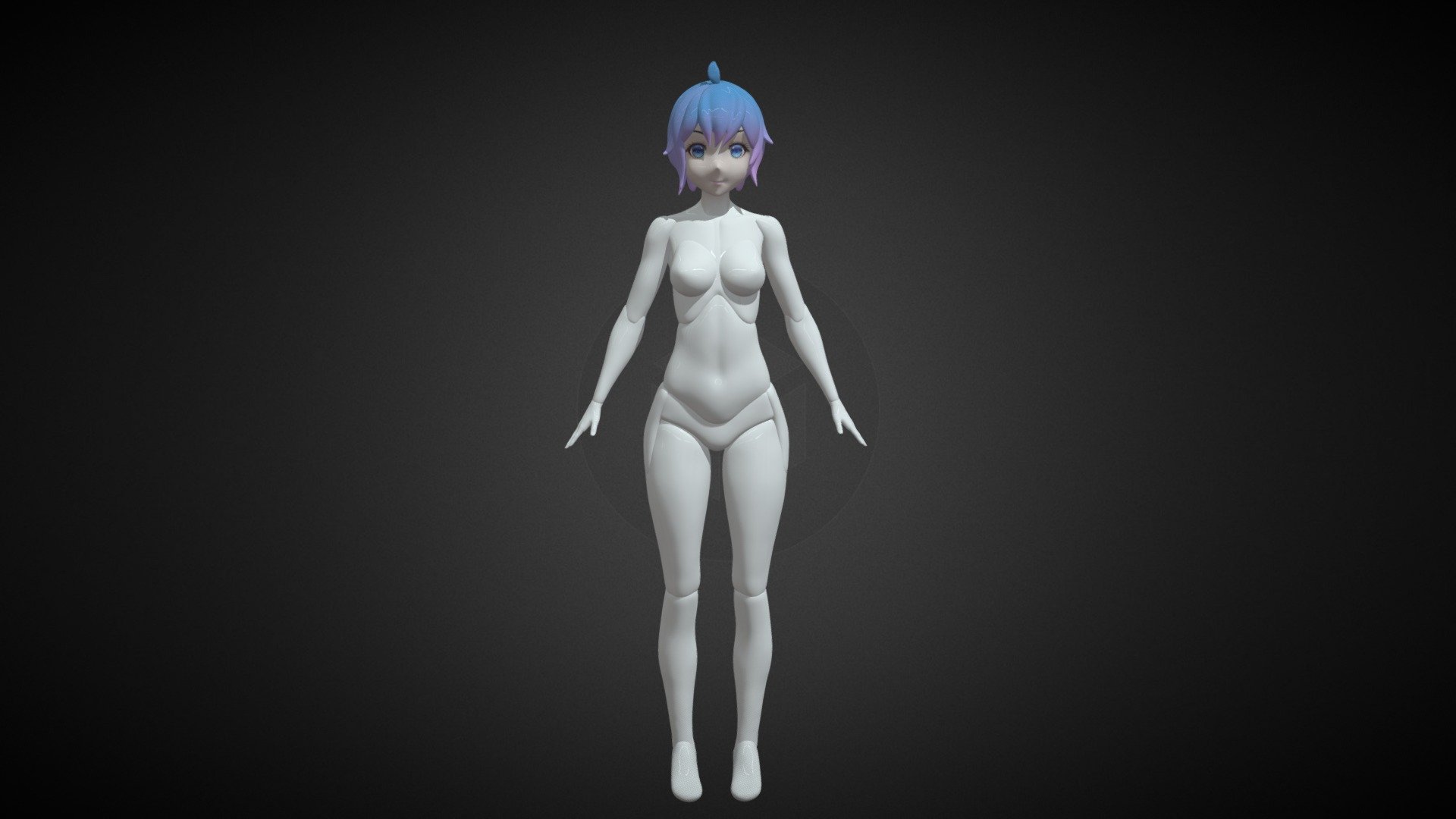 Anime Base Body - Download Free 3D model by GreyWax (@GreyWax) [9dfcb8f]