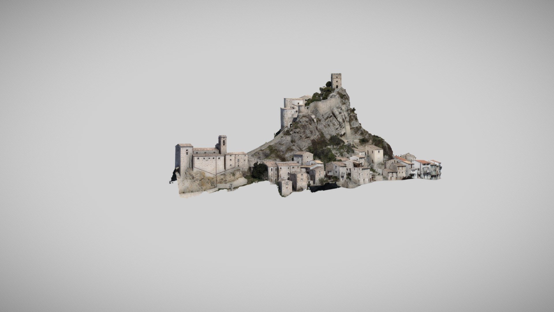 Castello Medievale di Roccascalegna - 3D model by NETFDRONE [9dfd386 ...
