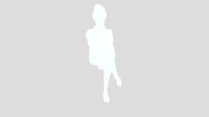 Female Military WW Auxhilary In Trinnidad 3D Model