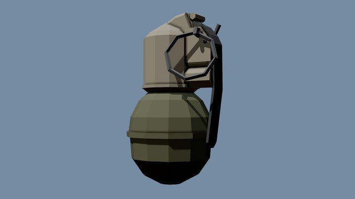 Low-Poly RGO Impact – Free 3D Model STL