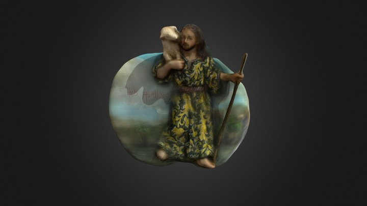 Medallón delantero de las Bienaventuranzas 3D Model