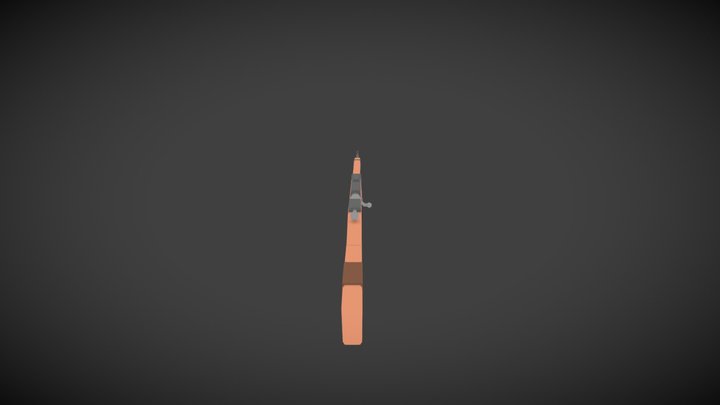 Low Poly Mosin Nagant 3D Model