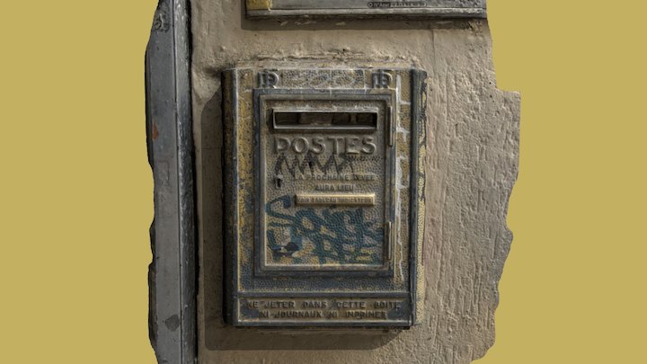 Boite-poste Paris04-17 3D Model