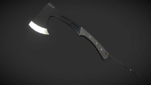 Shinny New Axe 3D Model