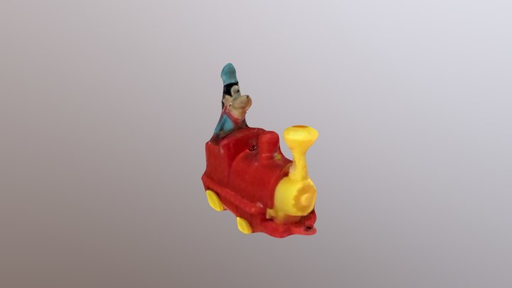 Goofy Train toy 3D Model