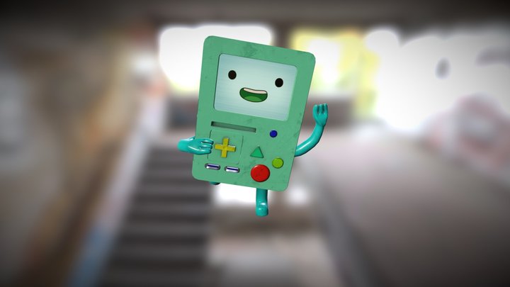BMO - Adventure Time 3D Model