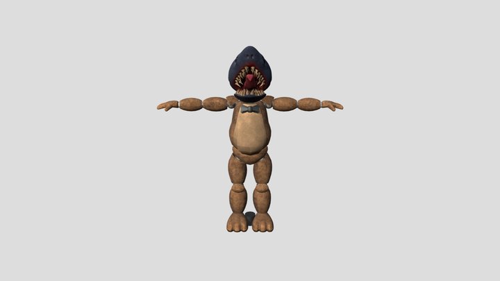 Shark Head Freddy 3D Model