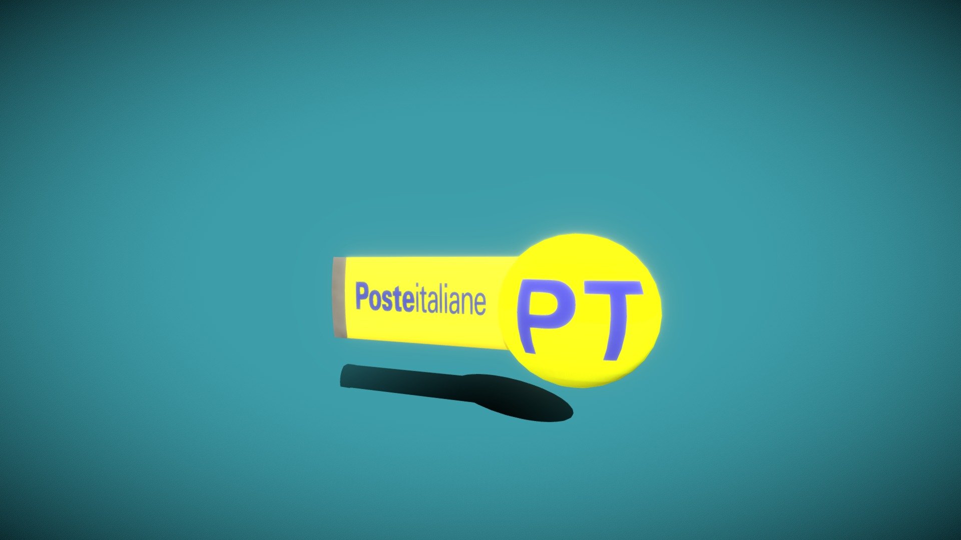 Poste Italiane Sign- Mail Box Sign - Download Free 3D model by arca