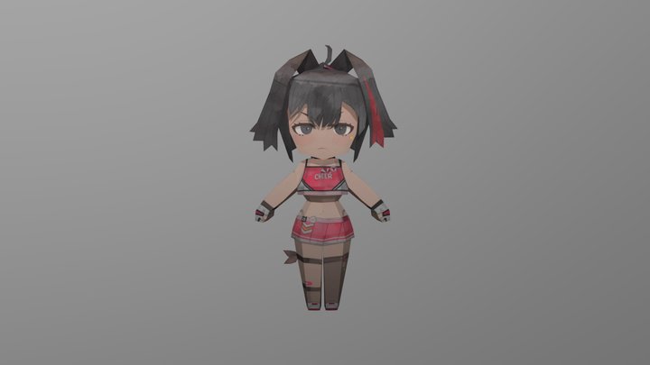 Nikke Goddess Of Victory: Bay - PSX 3D Model