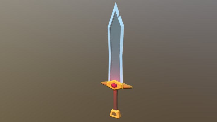 Sword low poly 3D Model