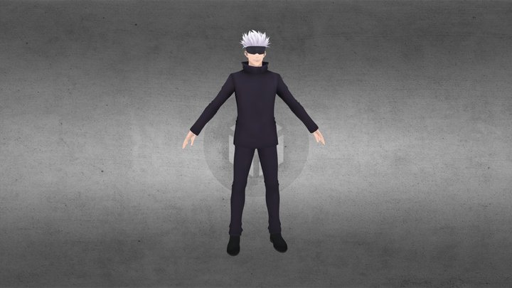 freefire new gojo coal model – Free 3D Model STL