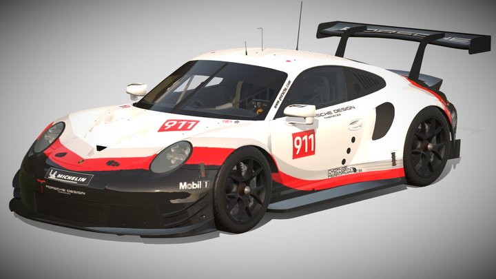 2018 Porsche 911 RSR – Free 3D Model STL