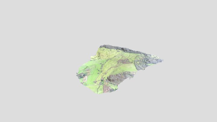 Bredon Hill mudflow 3D Model