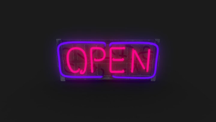 NeonSign 3D Model