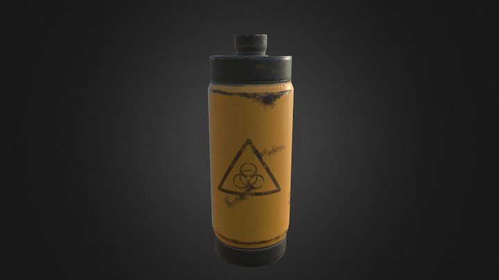 Chemical Canister. 3D Model
