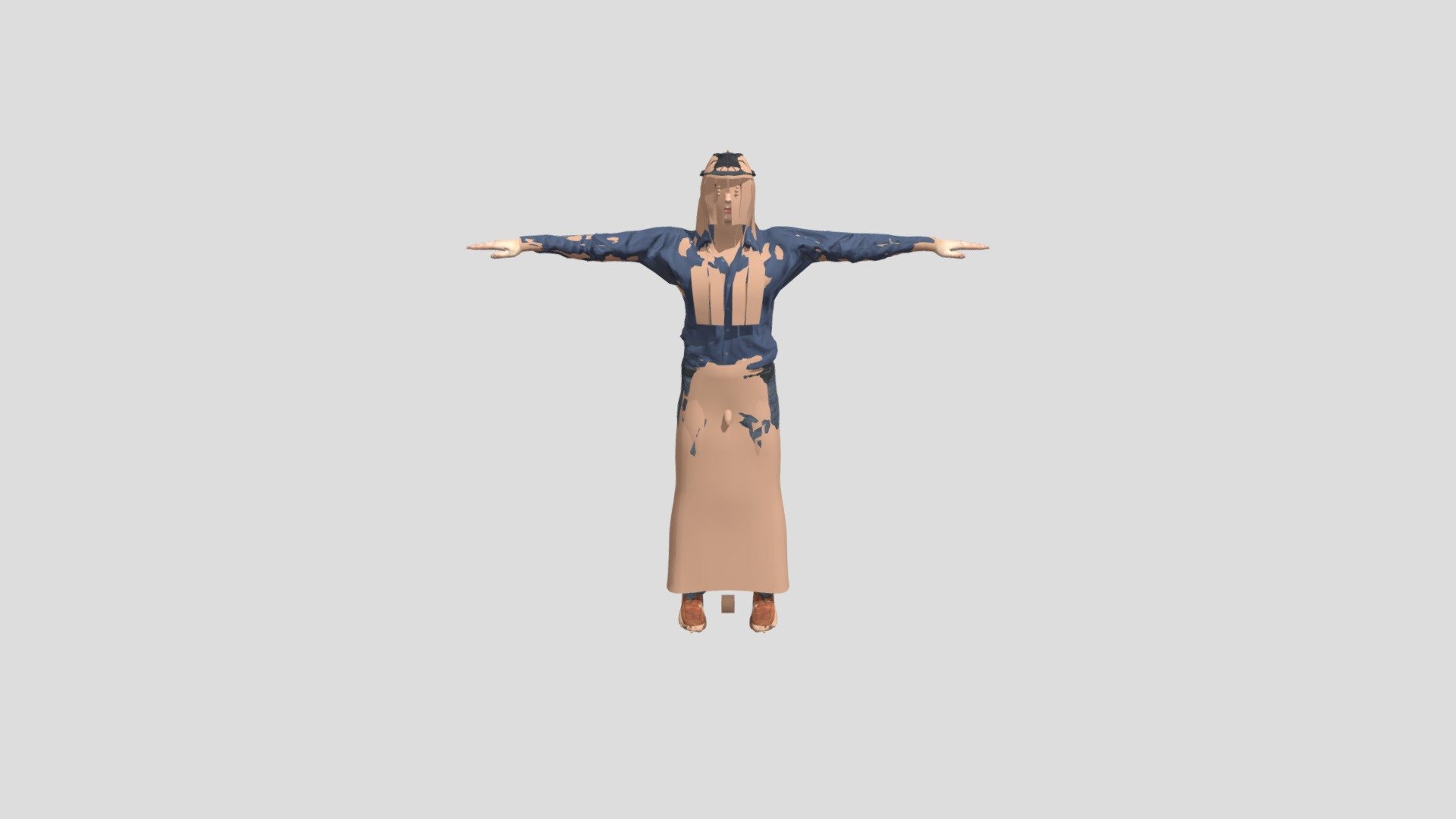 Rigged Male 3D Model