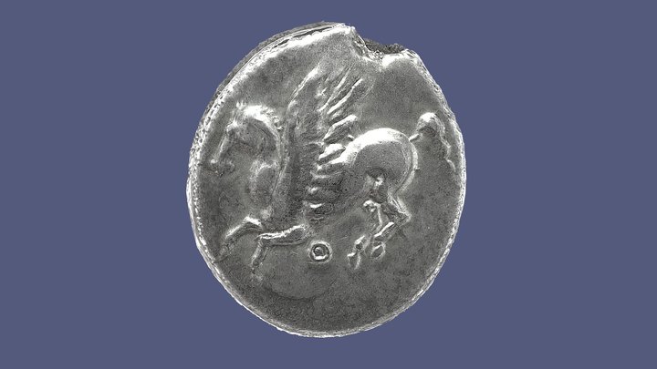 Stater, Greek coin, 350-250 BC – Modello 3D gratuito STL