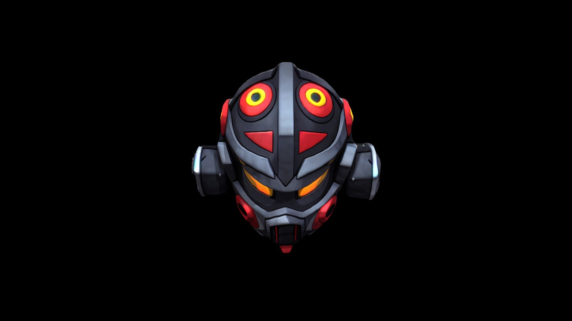 Helmet Mask Robot Cartoon 1890 - Download Free 3D model by klrxyz ...