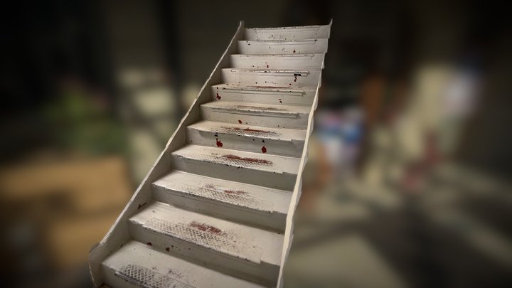 Old Staircase - MTSU Animation, VFX & VP 3D Model