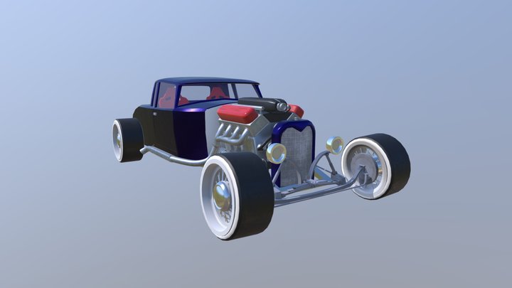 Hotrod 3D Model