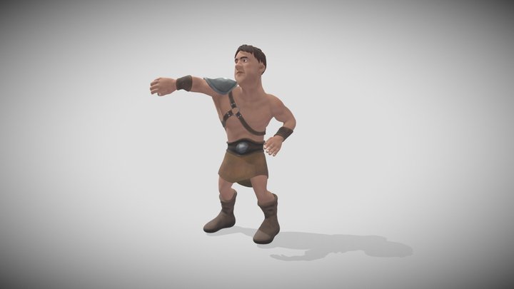 Dancing Gladiator 3D Model