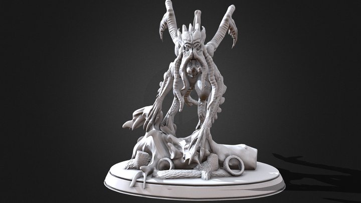 Kraken del juego Evolve 3D Model