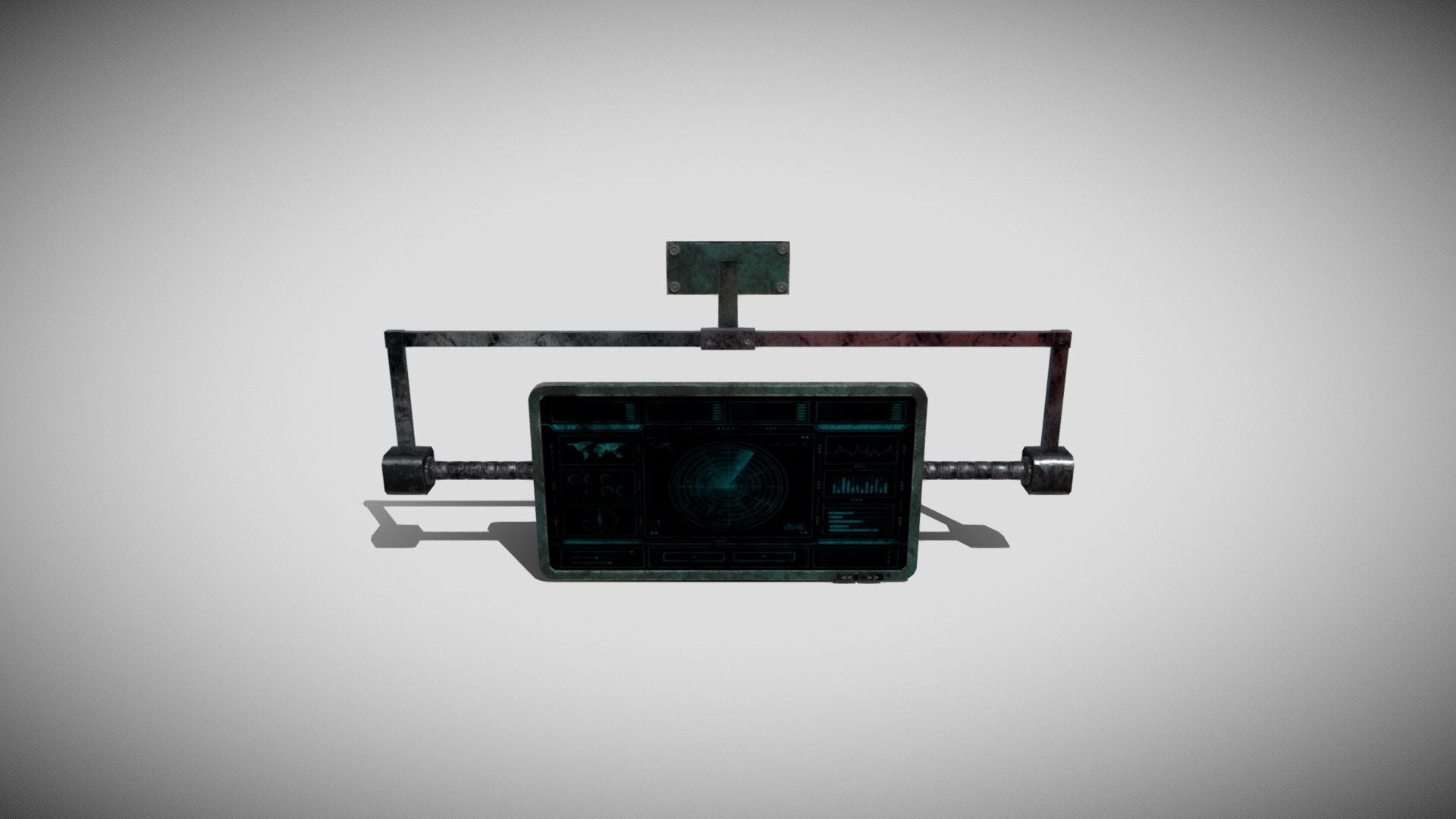 3D model Sci-fi Panel Element - This is a 3D model of the Sci-fi Panel Element. The 3D model is about a close-up of a camera.