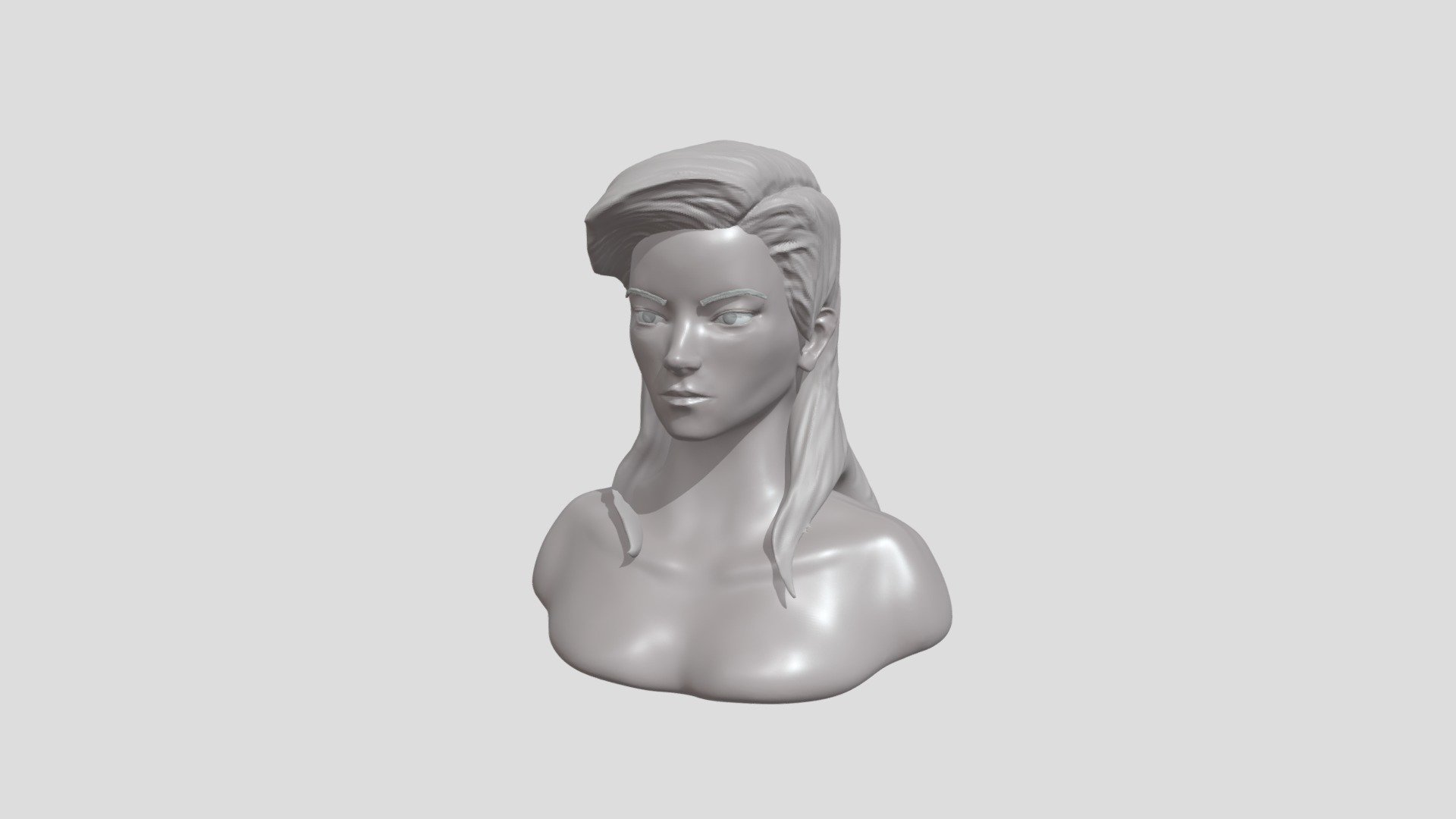 Woman Bust - 3D model by MarcelMakishi [9e08816] - Sketchfab