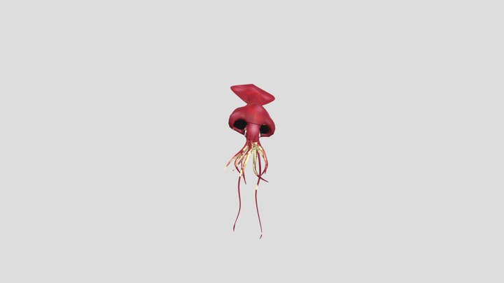 Colossal Squid 3D Model