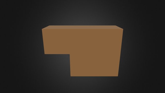 Puzzlecube Brown Part RL 3D Model