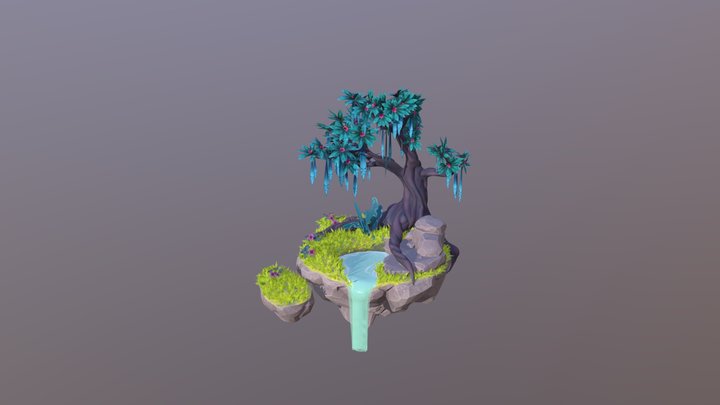 Enchanted Island 3D Model