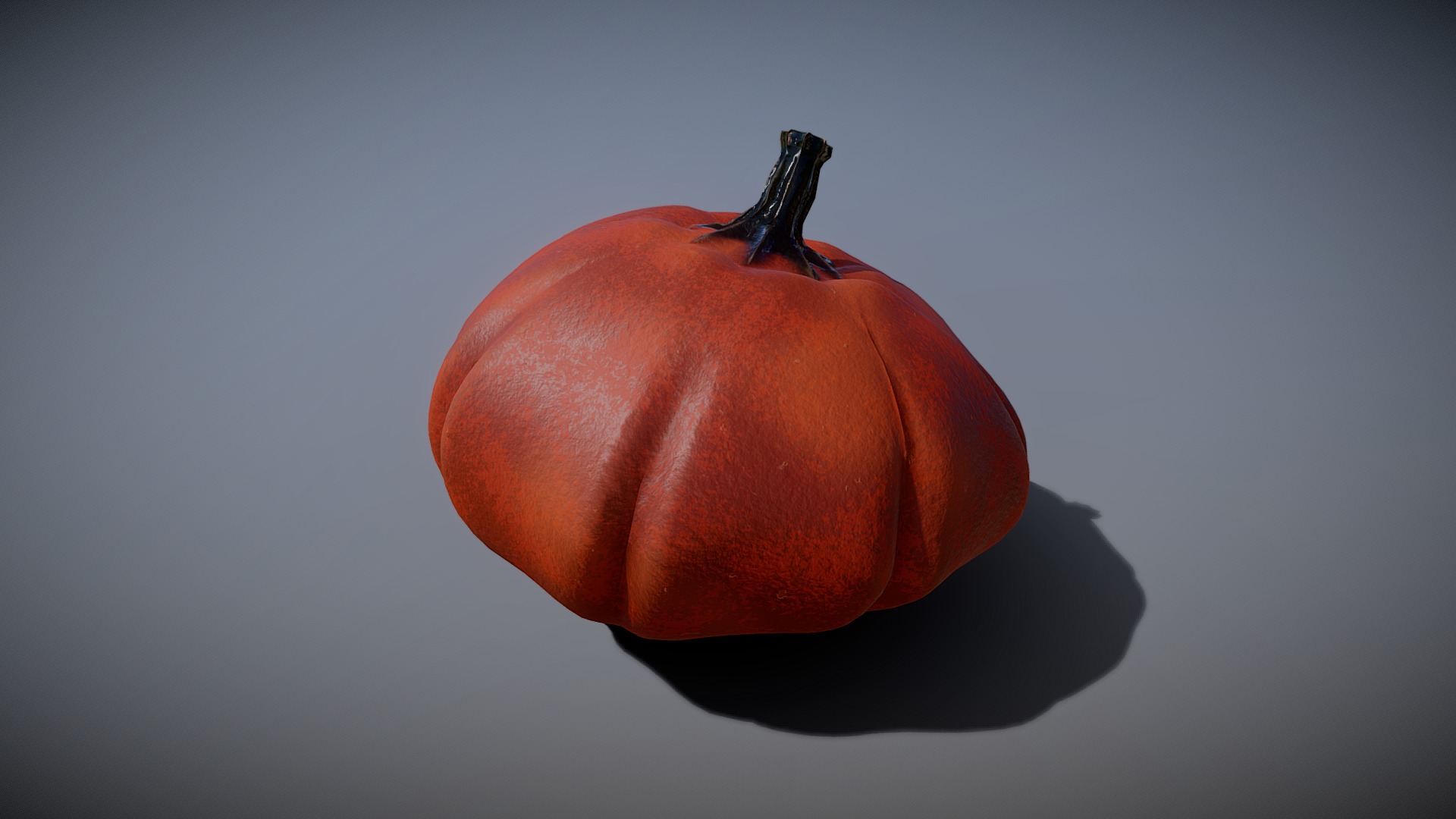 3D model Baked Pumpkin from Fall 2018 - This is a 3D model of the Baked Pumpkin from Fall 2018. The 3D model is about a close-up of a fruit.