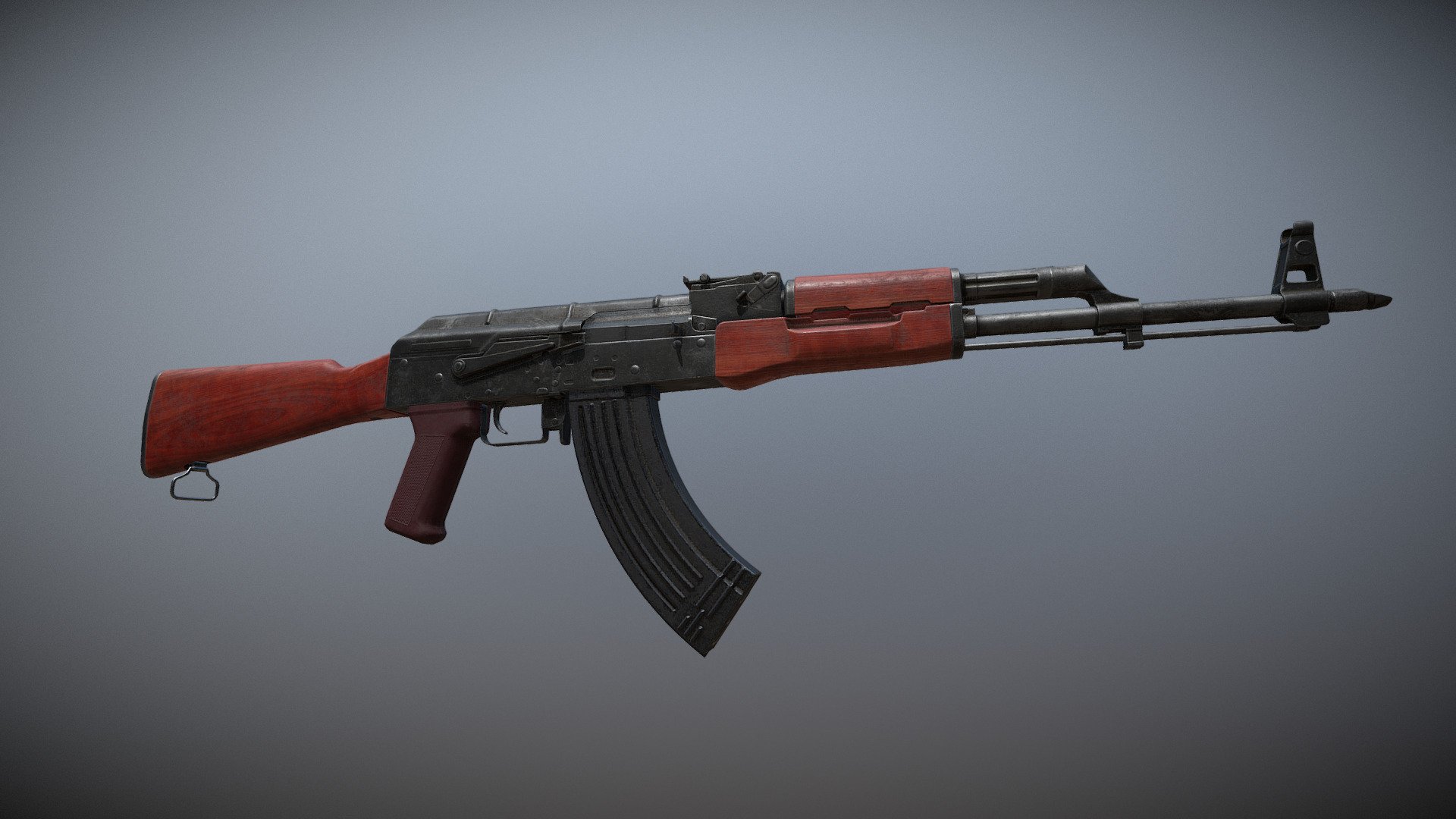 AKM model (HIGH QUALITY) (LOW POLY)