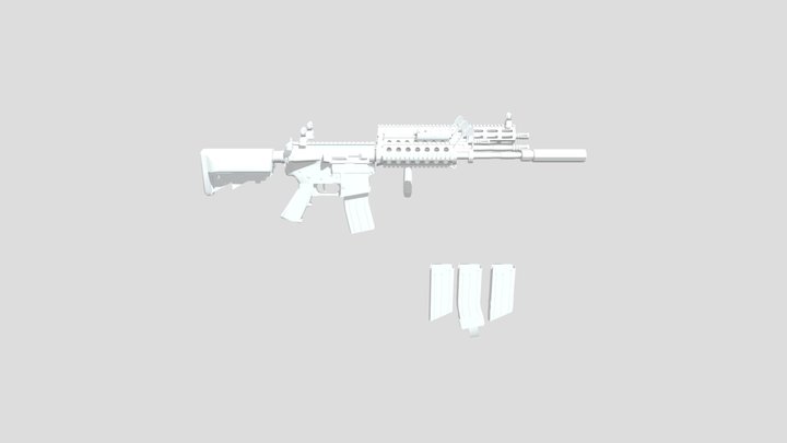 Ar15 V3_2 display 3D Model