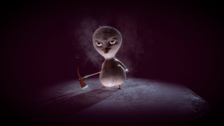 Sinister Bird 3D Model