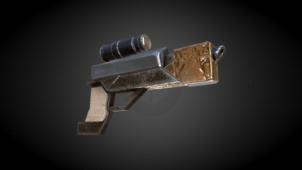 gun — Sketchfab embed 3D viewer