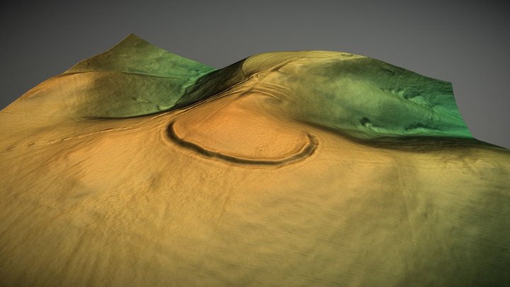 Castle Ring, Stitt Hill, Shropshire (UK) – Free 3D Model STL