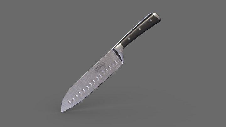 Santoku Knife 3D Model